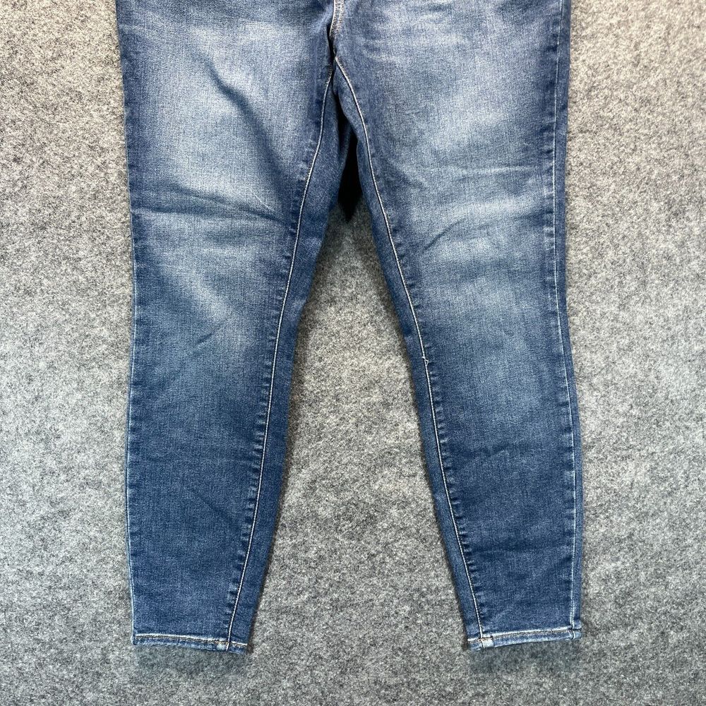 Everlane Jeans Womens Size 32 Mid‎ Rise Skinny Medium Blue Stretch Denim - Picture 2 of 13